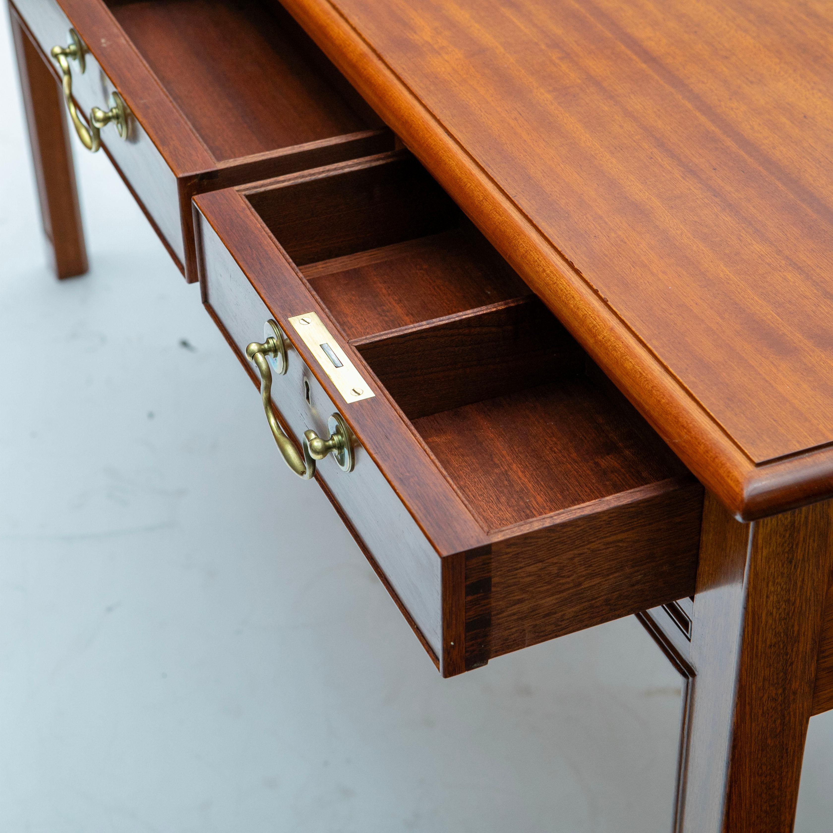 Kaare Klint Mahogany Desk with Pull-Out Writing Surfaces, Designed 1949 For Sale 10