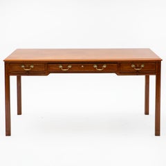 Kaare Klint Mahogany Desk with Pull-Out Writing Surfaces, Designed 1949