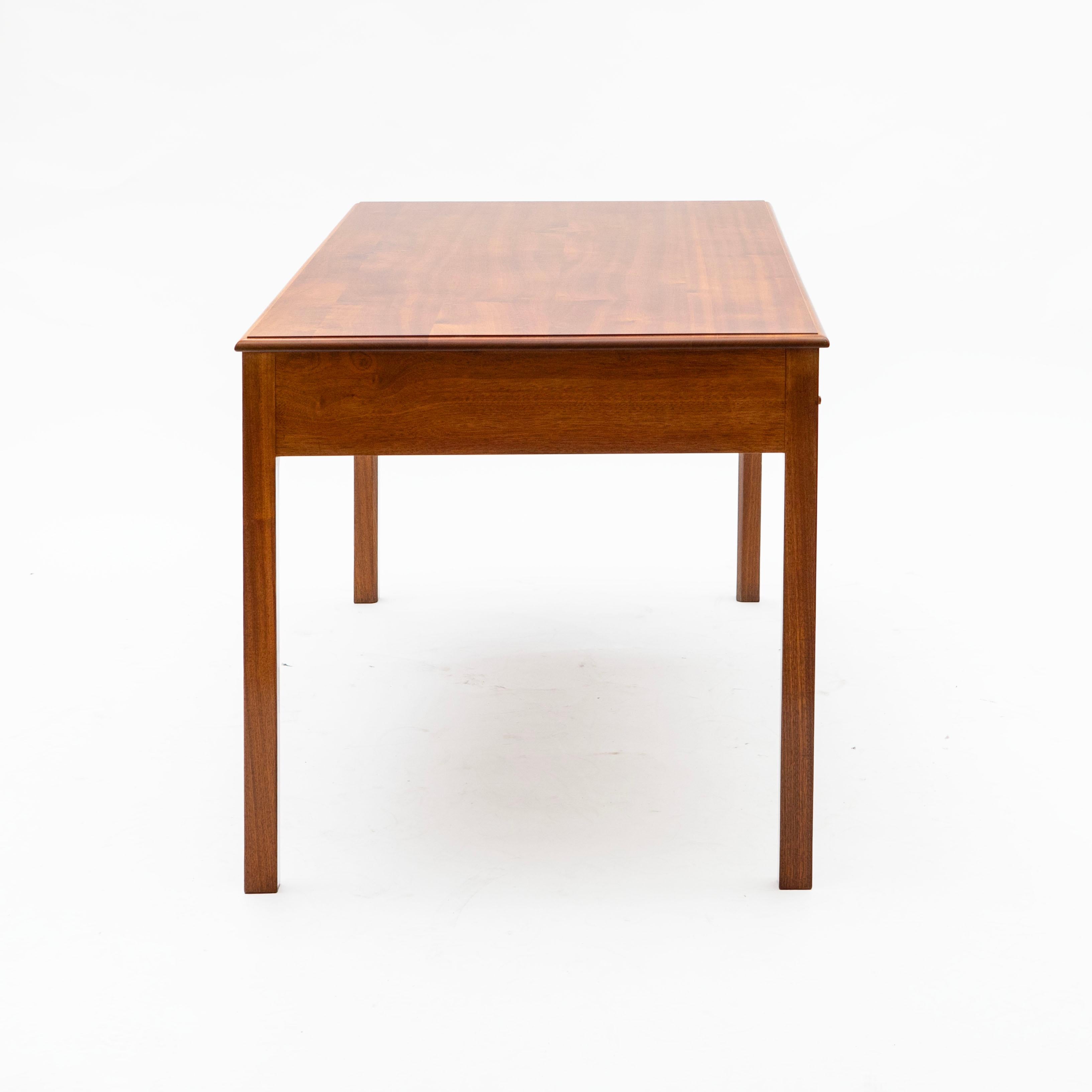 Danish Kaare Klint Mahogany Desk with Pull-Out Writing Surfaces, Designed 1949 For Sale