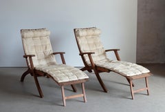 Kaare Klint Pair of Deck Chairs for Rud. Rasmussen