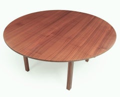 Kaare Klint Round Dining Table Made of Solid Mahogany by Rud Rasmussen