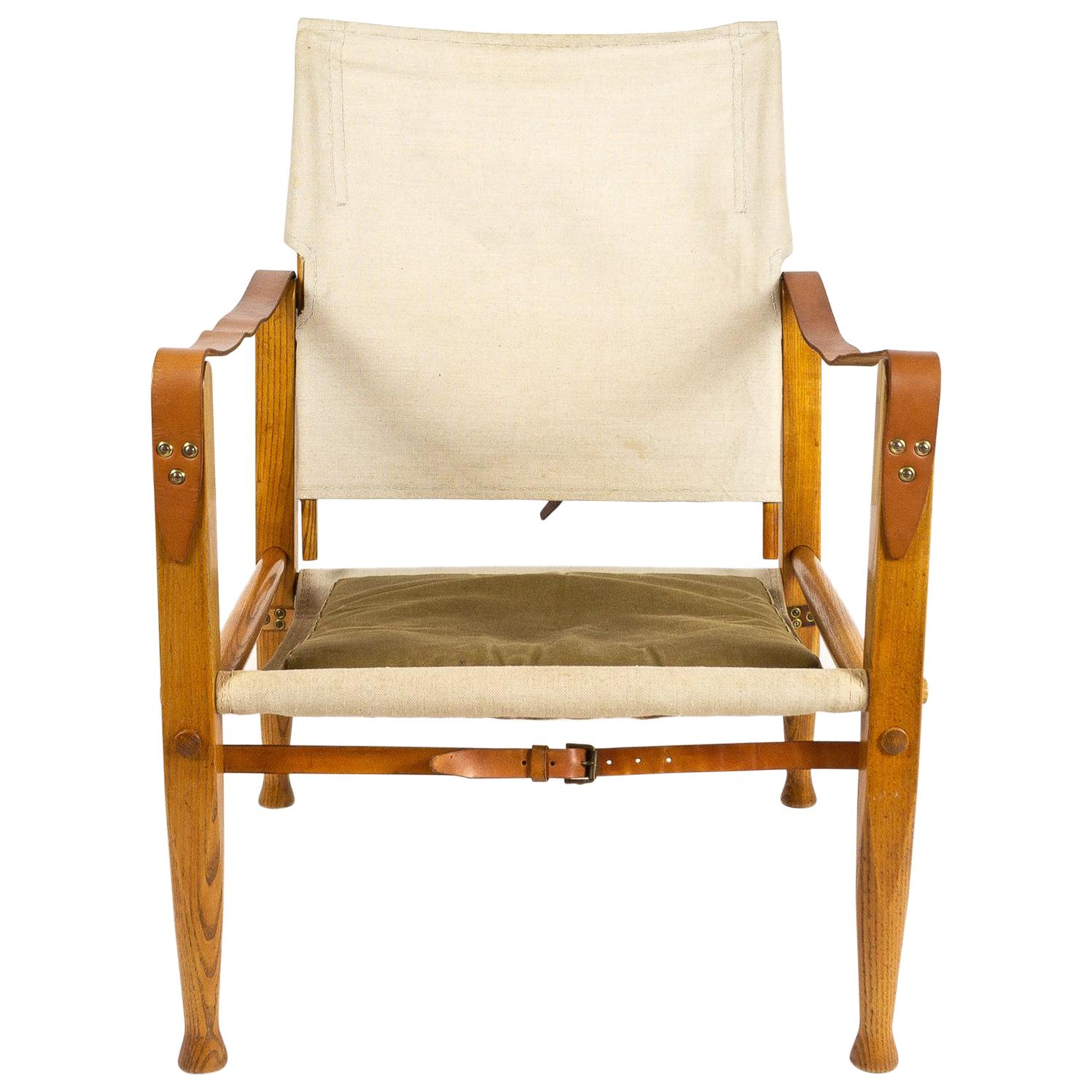 Kaare Klint Safari Chair by Rud Rasmussen for Illums Bolighus