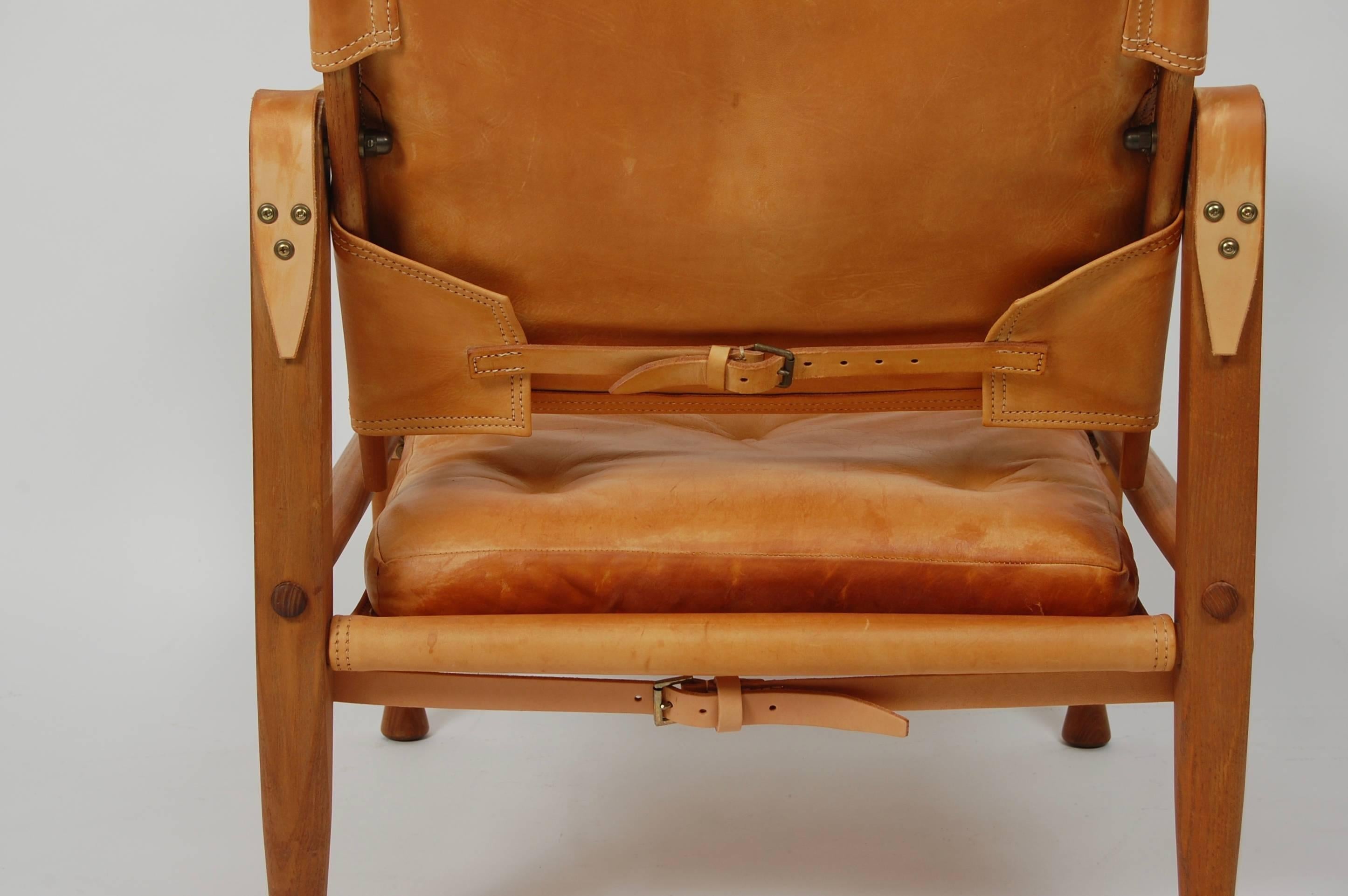 Mid-20th Century Kaare Klint Safari Chair Danish Design