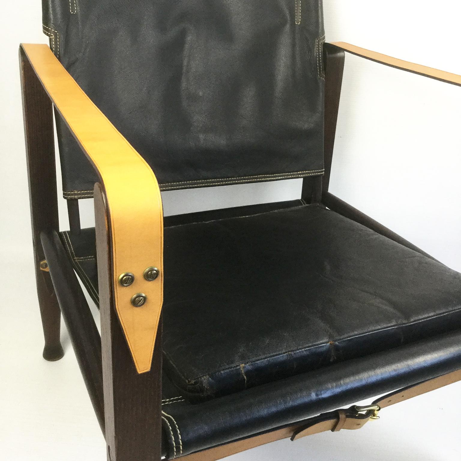 Kaare Klint Safari Chair for Rud Rasmussen, Denmark, 1950s 2