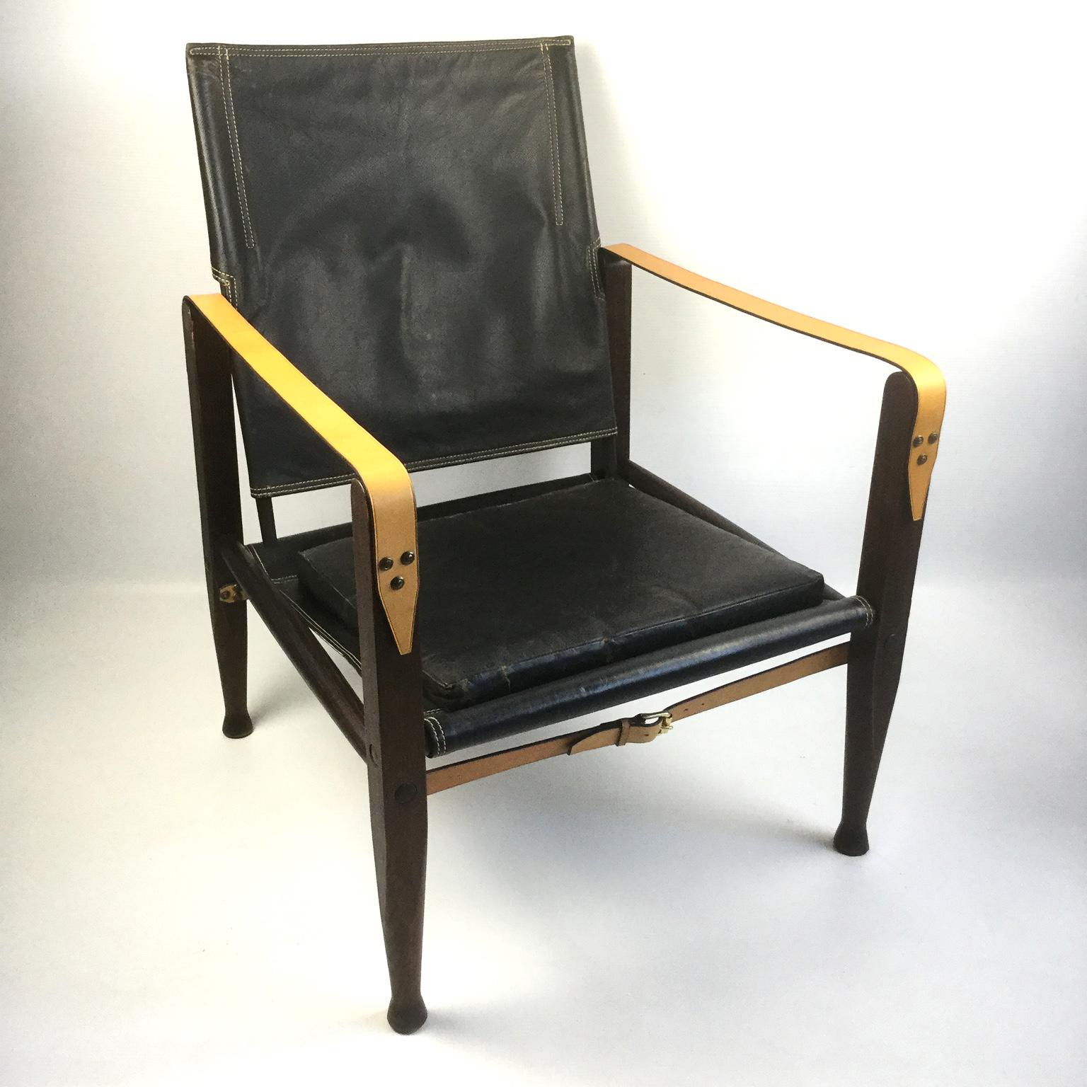 Kaare Klint Safari Chair for Rud Rasmussen, Denmark, 1950s 3