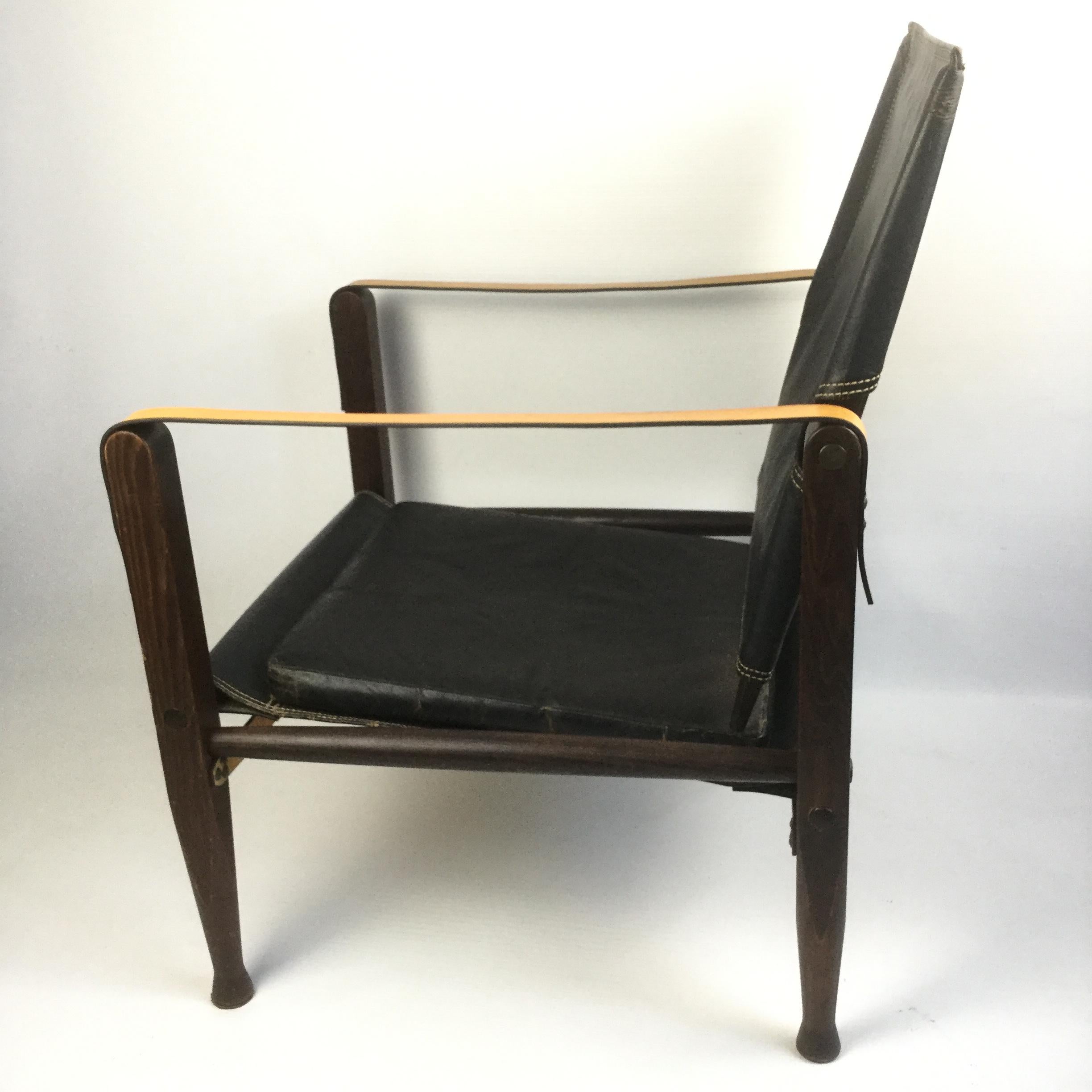 Kaare Klint Safari Chair for Rud Rasmussen, Denmark, 1950s 4