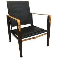 Vintage Kaare Klint Safari Chair for Rud Rasmussen, Denmark, 1950s