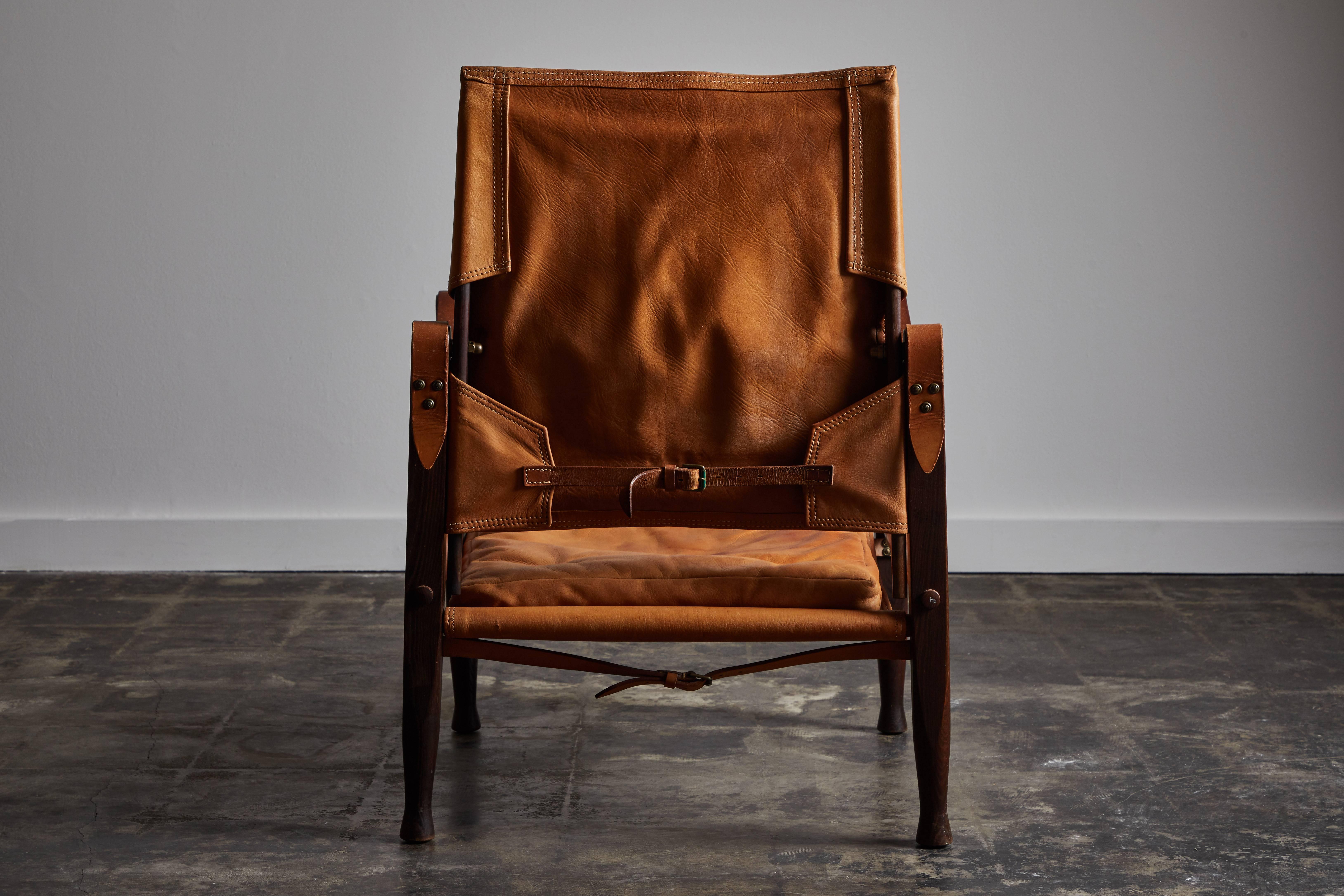 Danish Kaare Klint Safari Chair for Rud Rasmussen