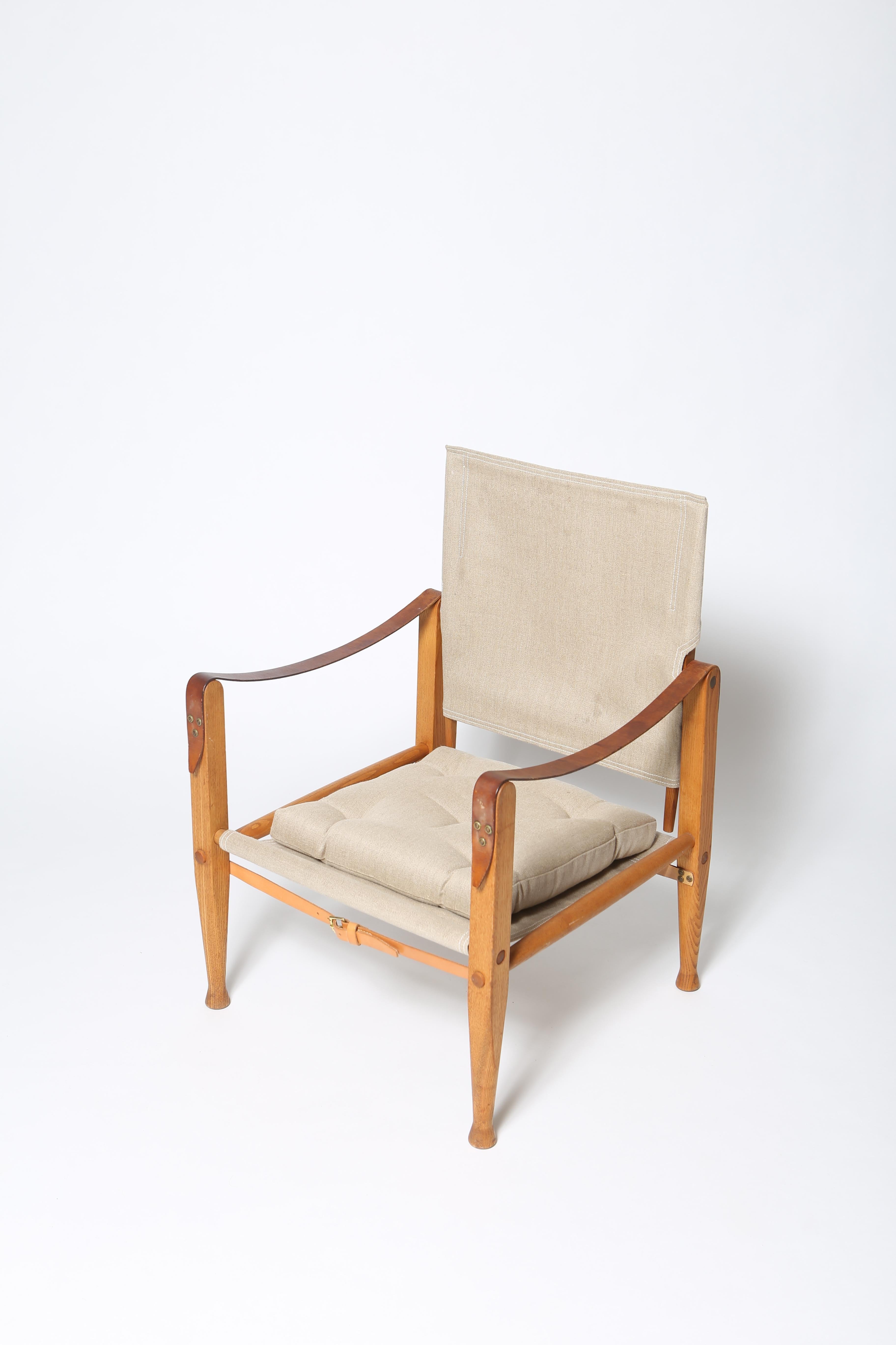 Safari-Stuhl von Kaare Klint für Rud, Rasmussen (Skandinavische Moderne) im Angebot