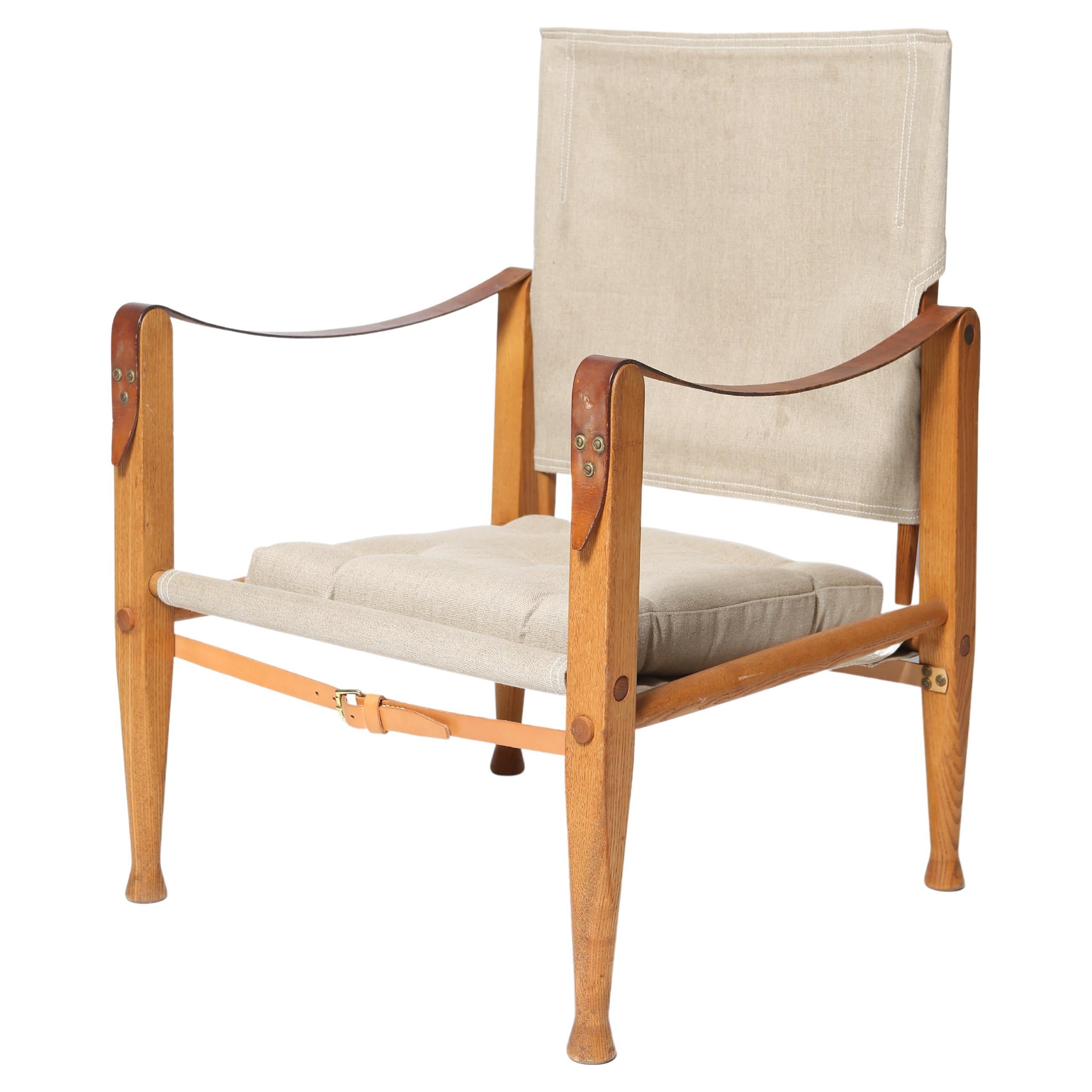 Safari Chair by Kaare Klint for Rud, Rasmussen For Sale