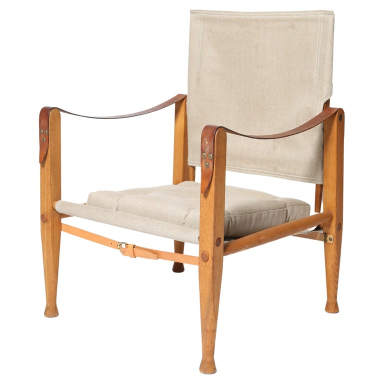 Safari Chair by Kaare Klint for Rud, Rasmussen For Sale at 1stDibs | kåre  wanscher wife