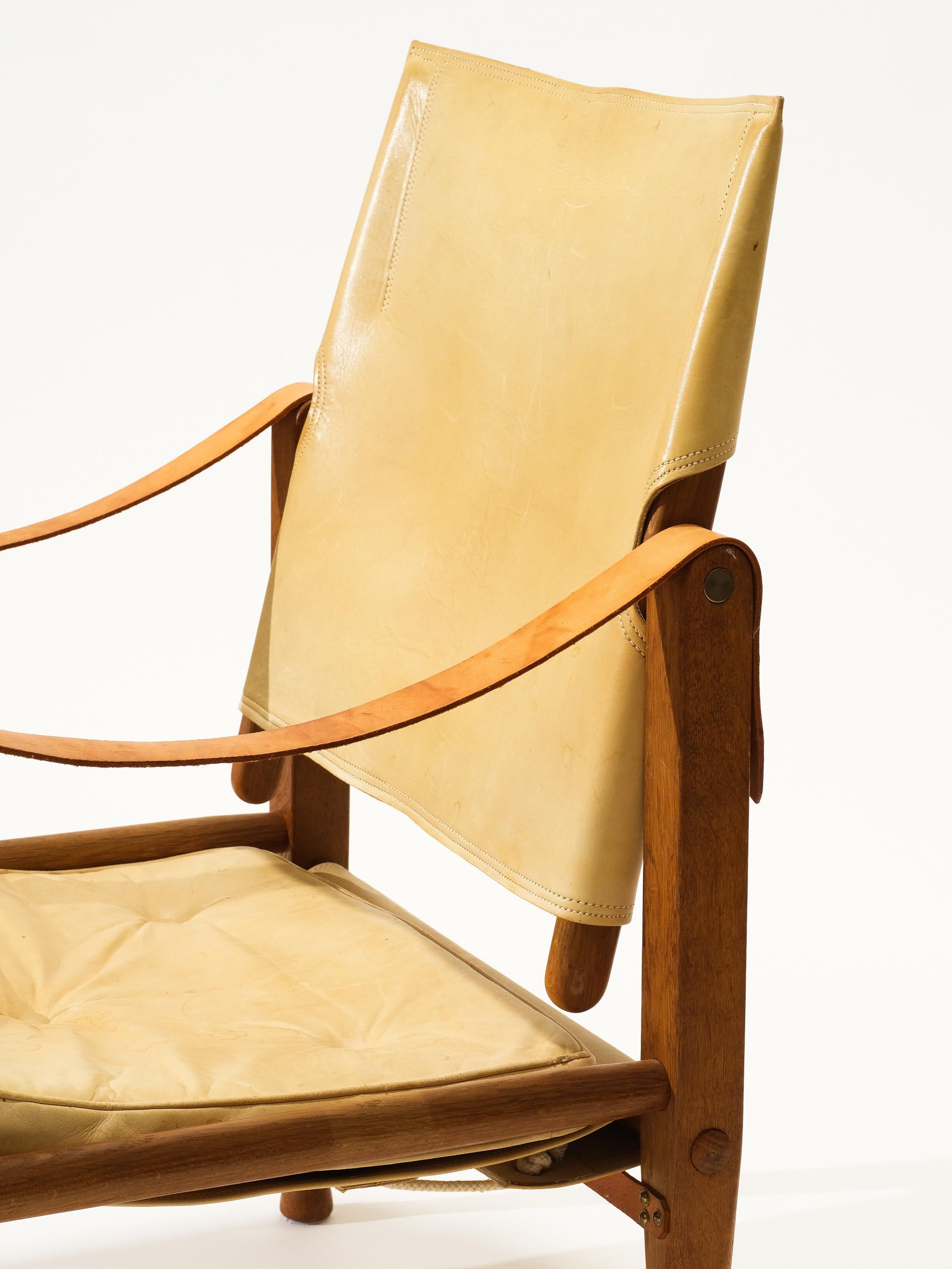 Kaare Klint Safari Chair Produit par Rud Rasmussen au Danemark 4