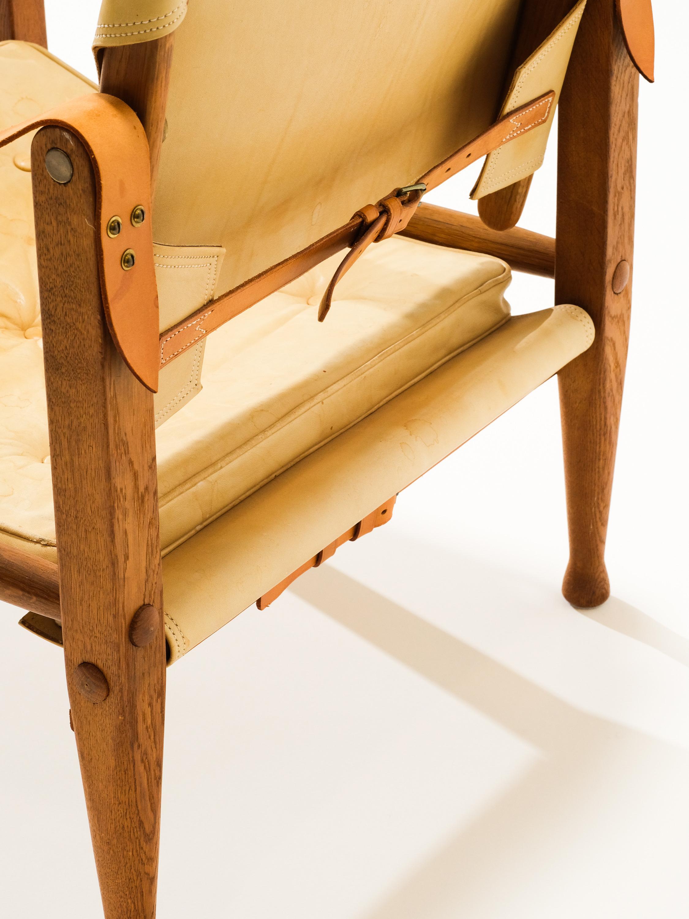 Kaare Klint Safari Chair Produit par Rud Rasmussen au Danemark 6