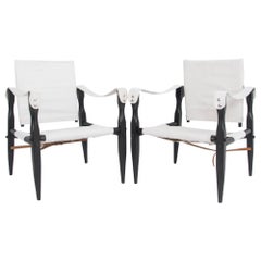 Kaare Klint Safari Chairs, A Pair