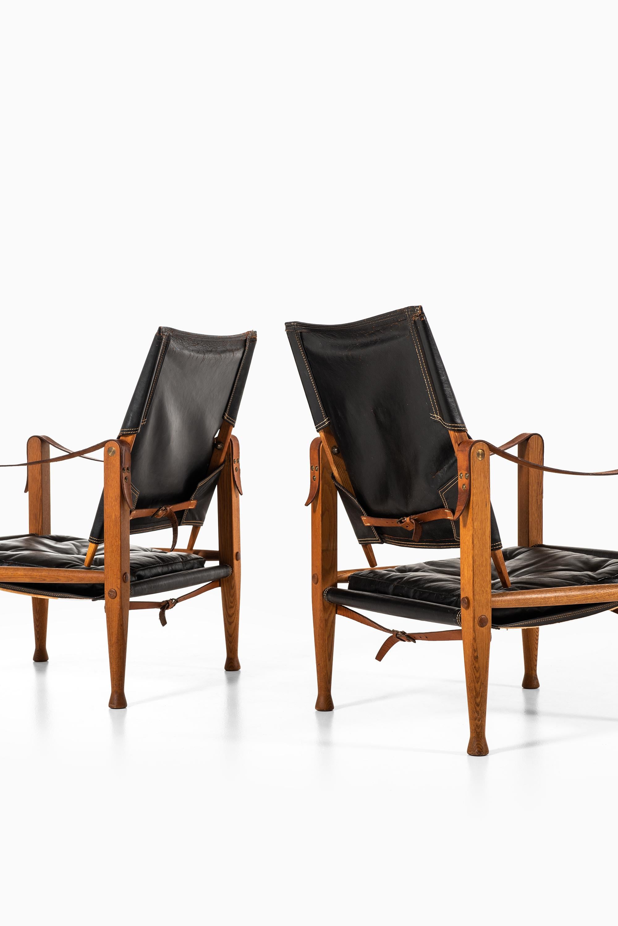 Kaare Klint Safari Chairs Produced by Rud Rasmussen in Denmark 3