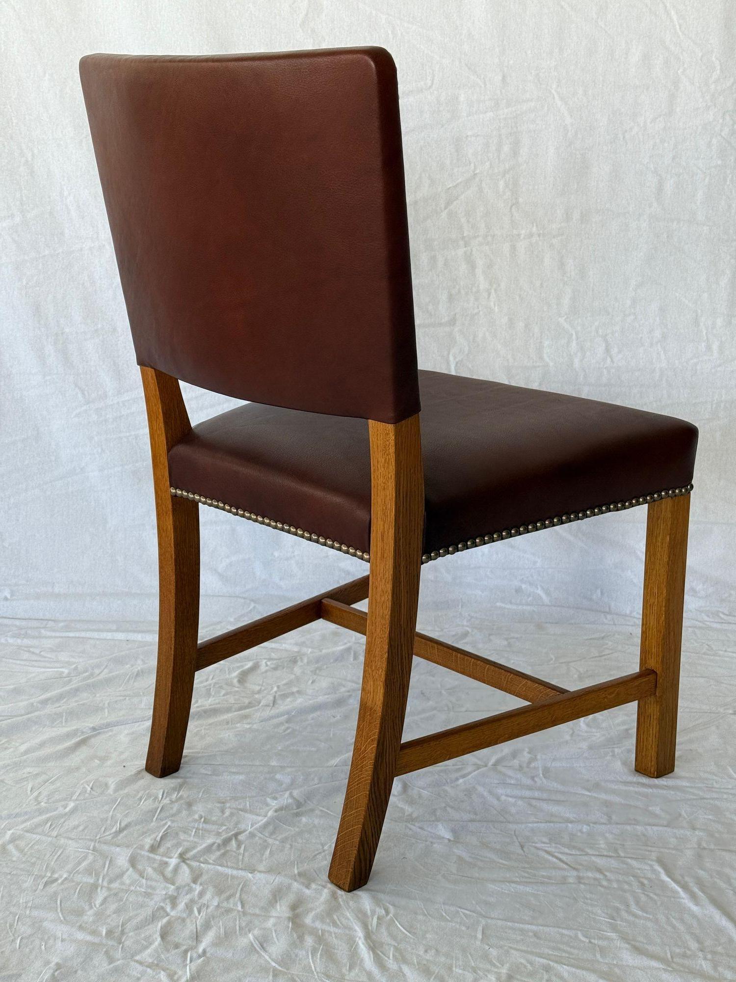 Kaare Klint Side Chair - Rud Rasmussen In Excellent Condition For Sale In Los Angeles, CA