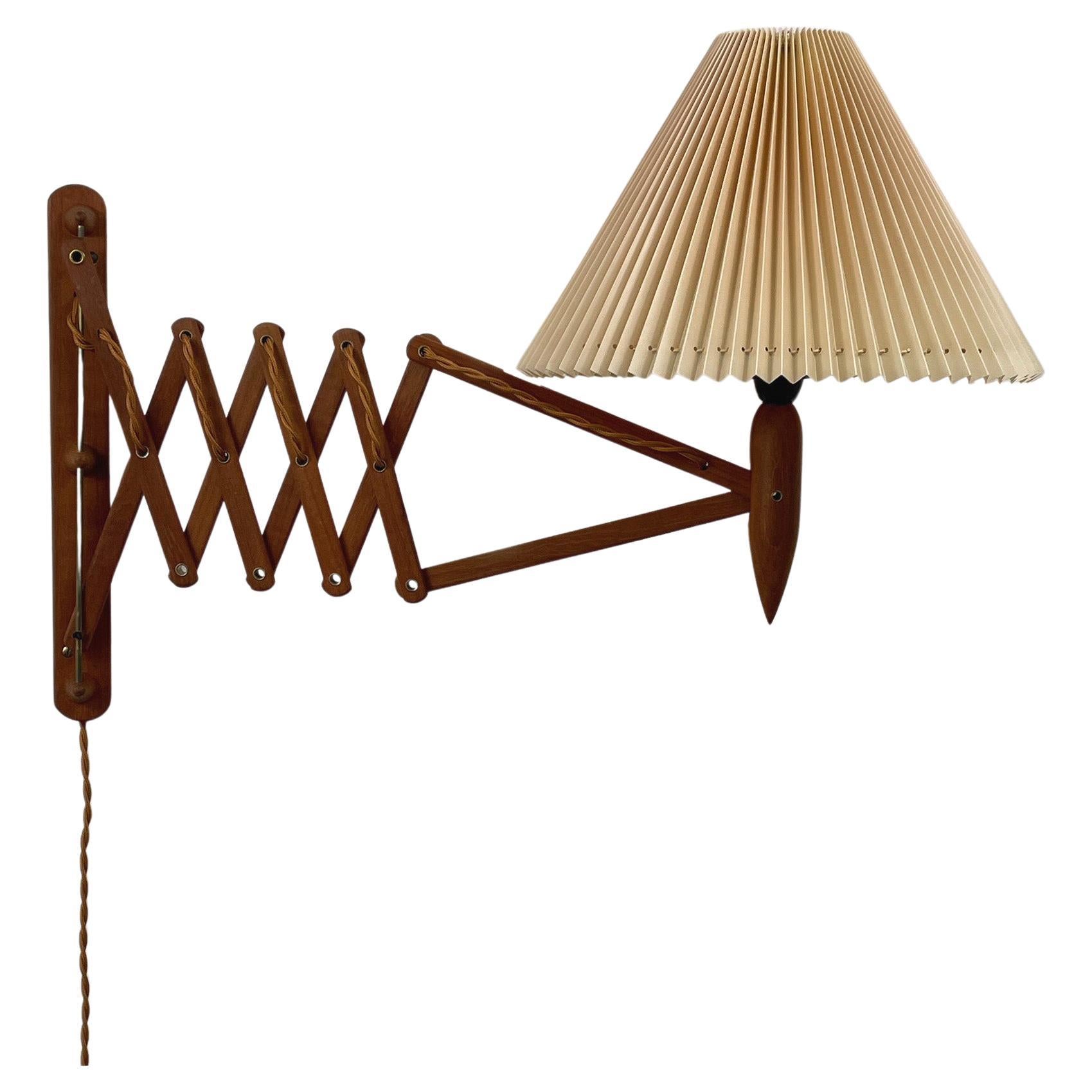 Kaare KLINT, Teak Scissor Wall Light, Denmark 1960s