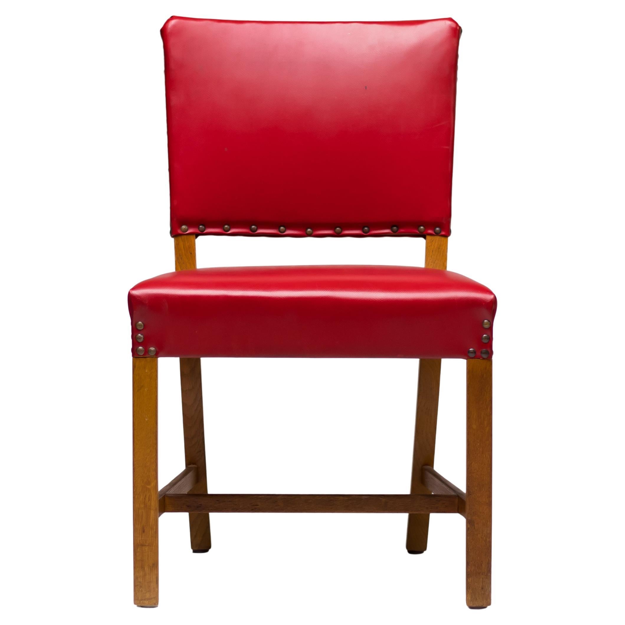 Kaare Klint "La silla roja" Modelo 3949 Sillas de Rud Rasmussen