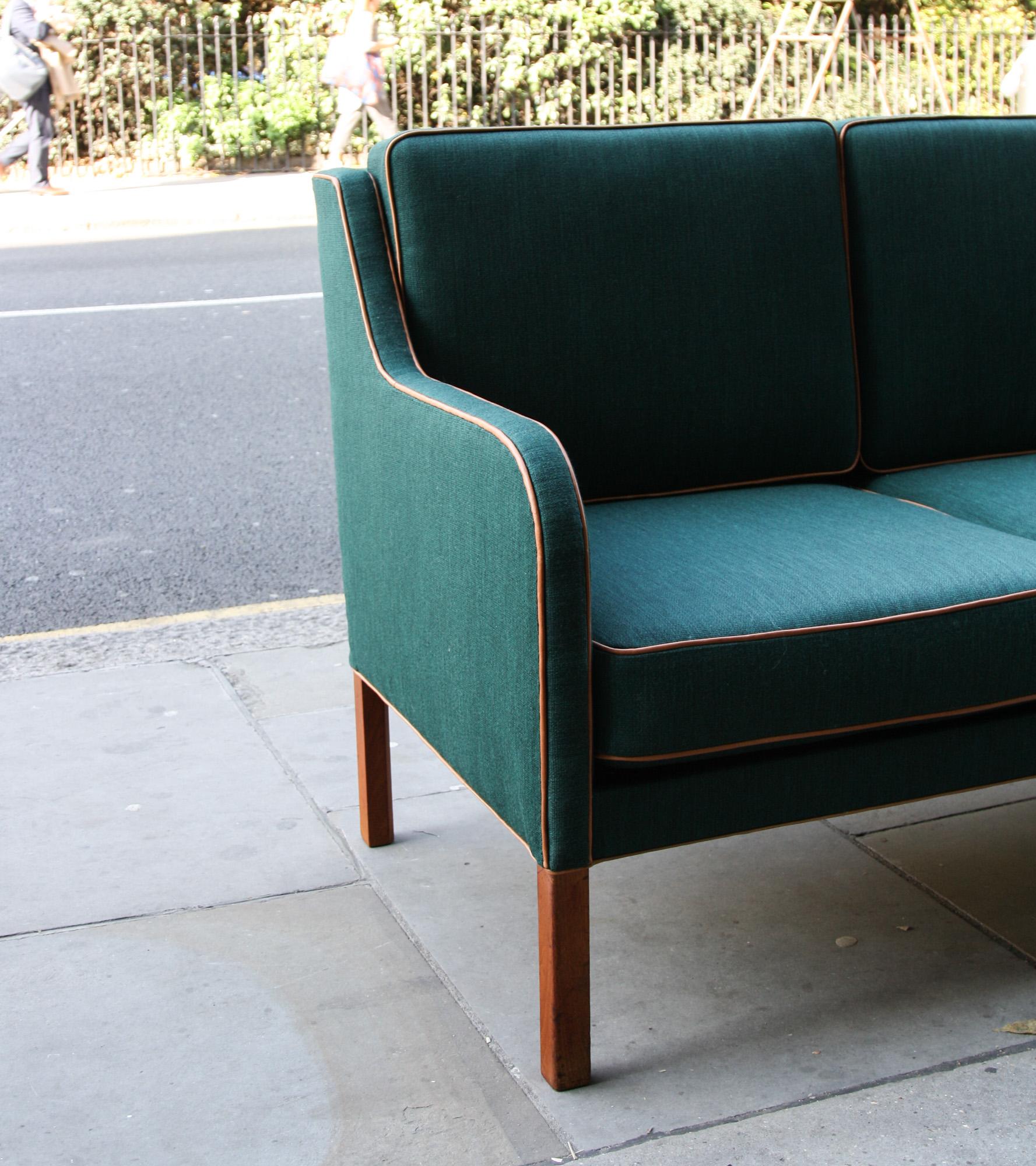Danish Kaare Klint Three-Seat Sofa