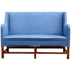 Kaare Klint Two-Seat Model 4118 Settee Made by Rud Rasmussen, circa 1940