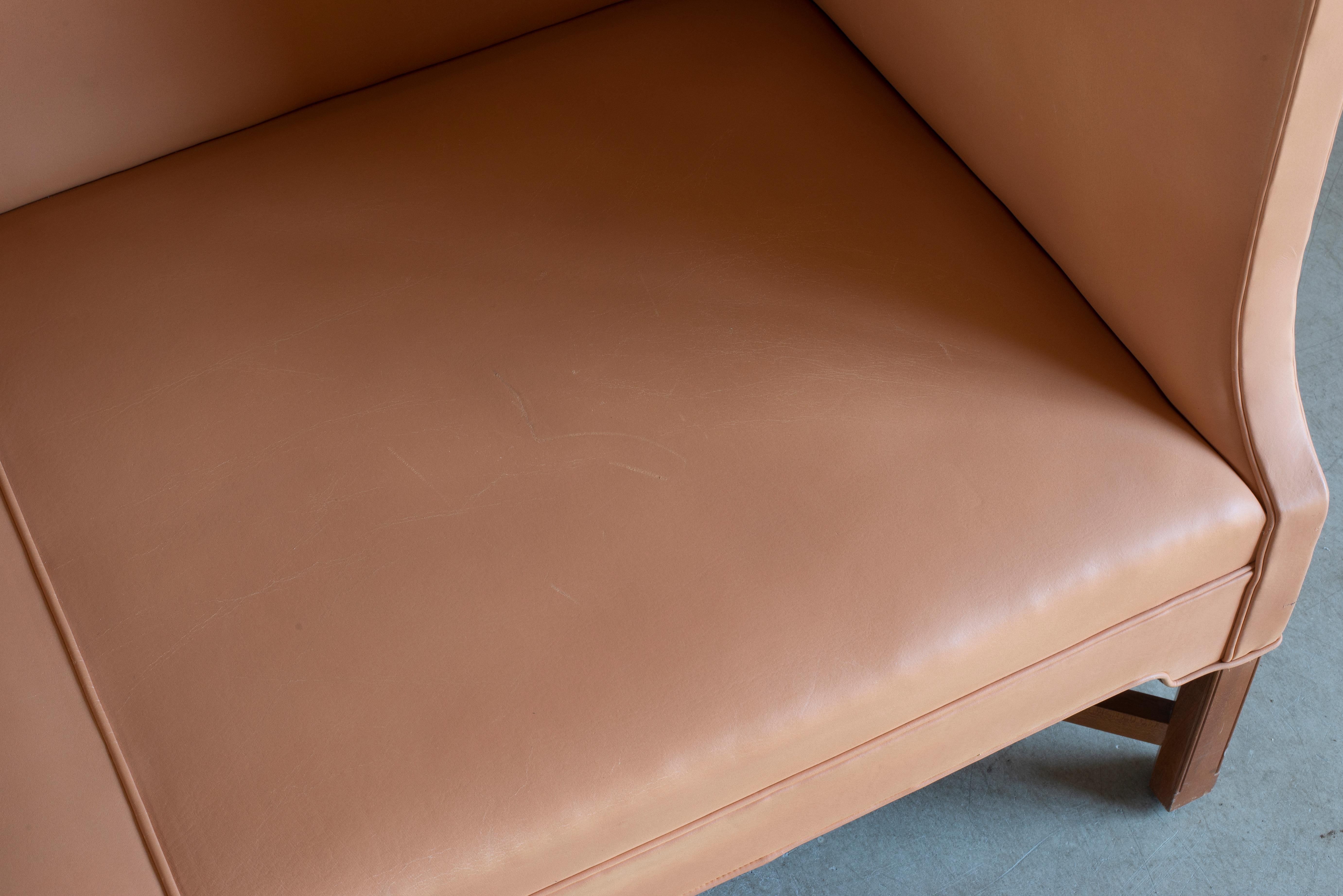 Kaare Klint Two-Seat Sofa for Rud, Rasmussen In Good Condition In Copenhagen, DK