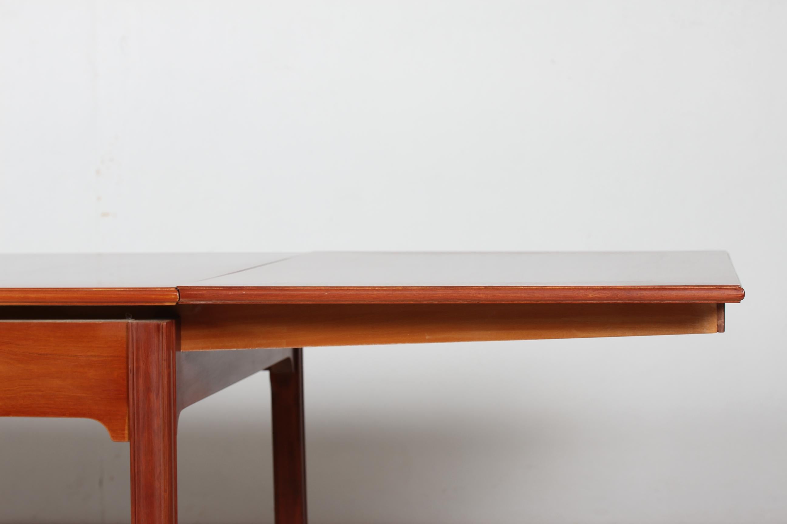 Lacquered Kaare Klint Vintage Dining Table of Mahogany by Rud Rasmussen, Denmark, 1950s
