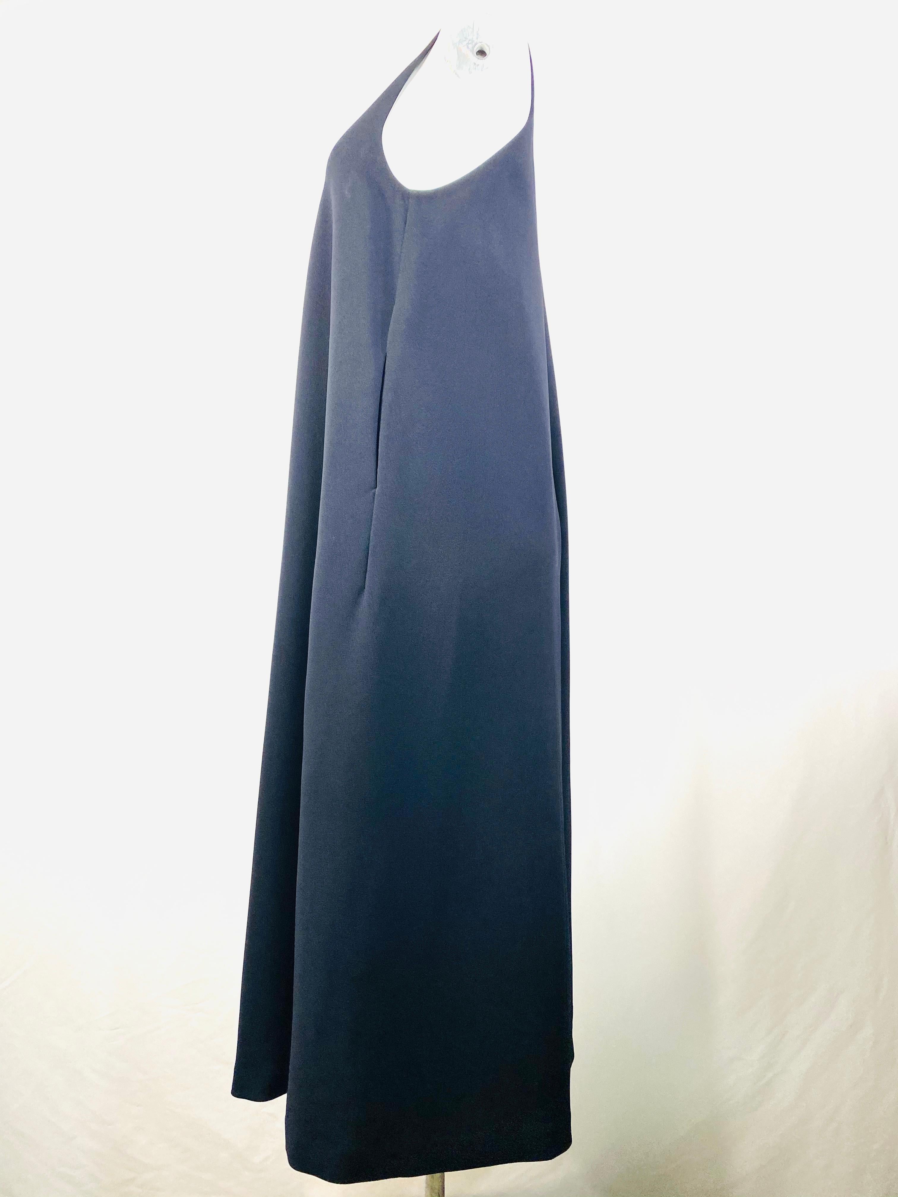 Kaarem Navy Jumpsuit Size S In Excellent Condition For Sale In Beverly Hills, CA
