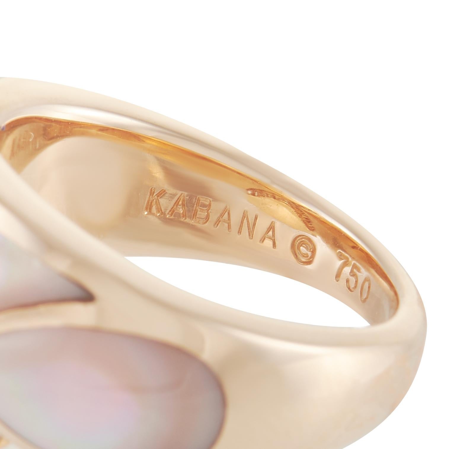 kabana mother of pearl ring