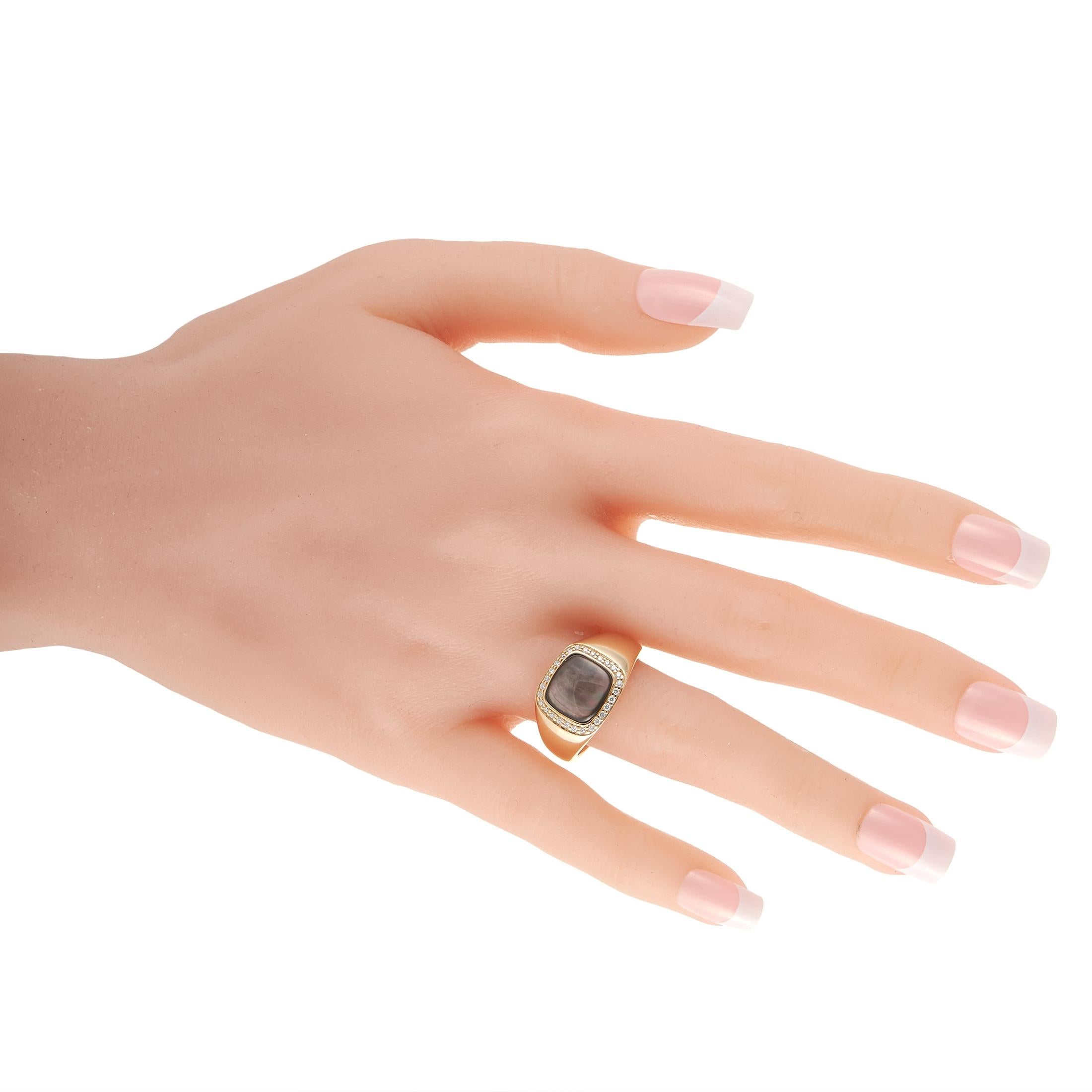 kabana mother of pearl ring