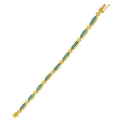 Kabana Australian Opal Yellow Gold Bracelet