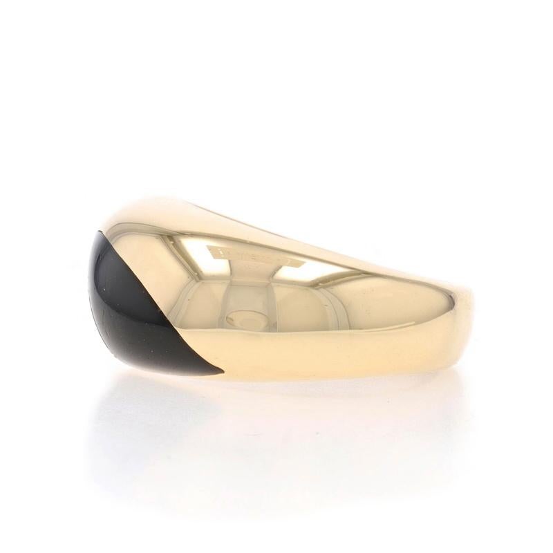 Bague solitaire Kabana en or jaune 14 carats, taille 5 1/2 Excellent état - En vente à Greensboro, NC