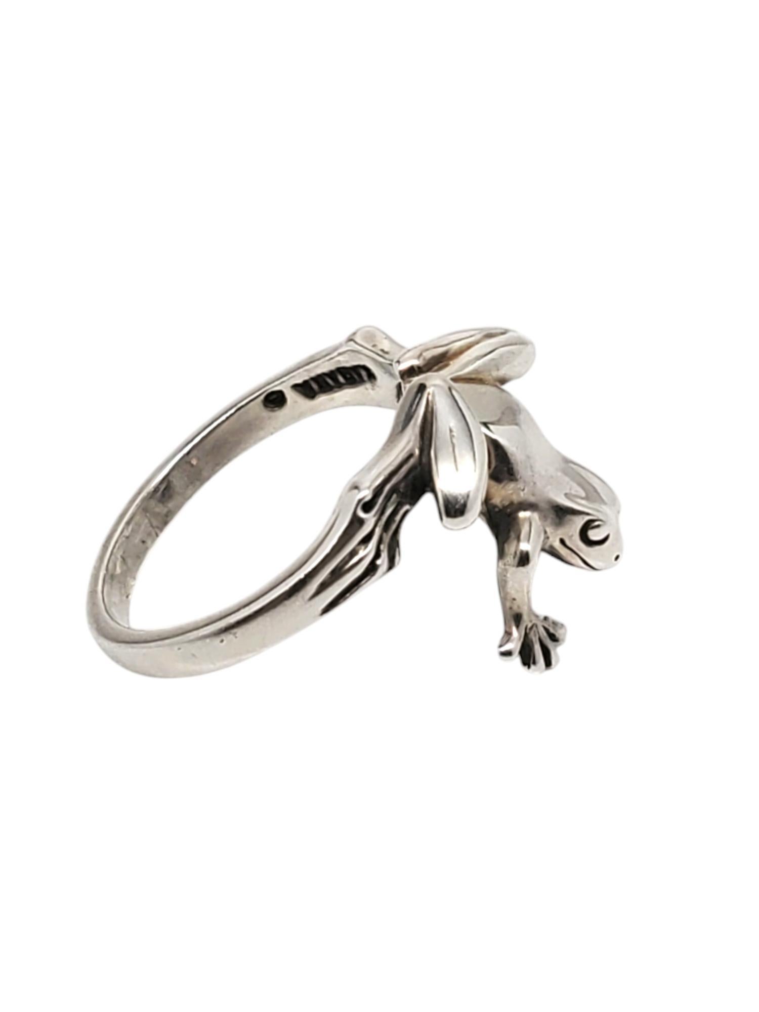 Women's Kabana Sterling Silver Frog Ring Size 8 #20844