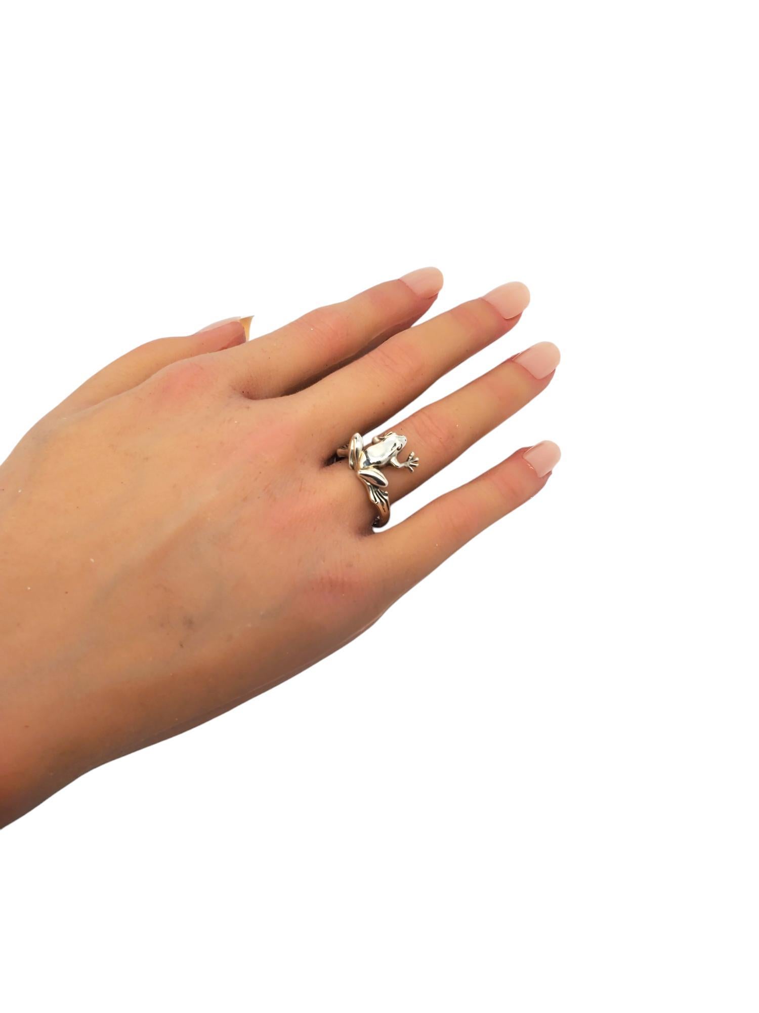 Kabana Sterling Silver Frog Ring Size 8 #20844 5