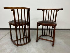 Kabaret Fledermaus chairs no.729 by Josef Hoffmann for Thonet Mundus