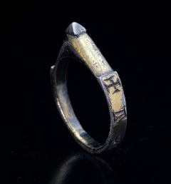 Kabbalistic Medieval Magic Ring +A+G+L+A+ c. 1250 – 1350