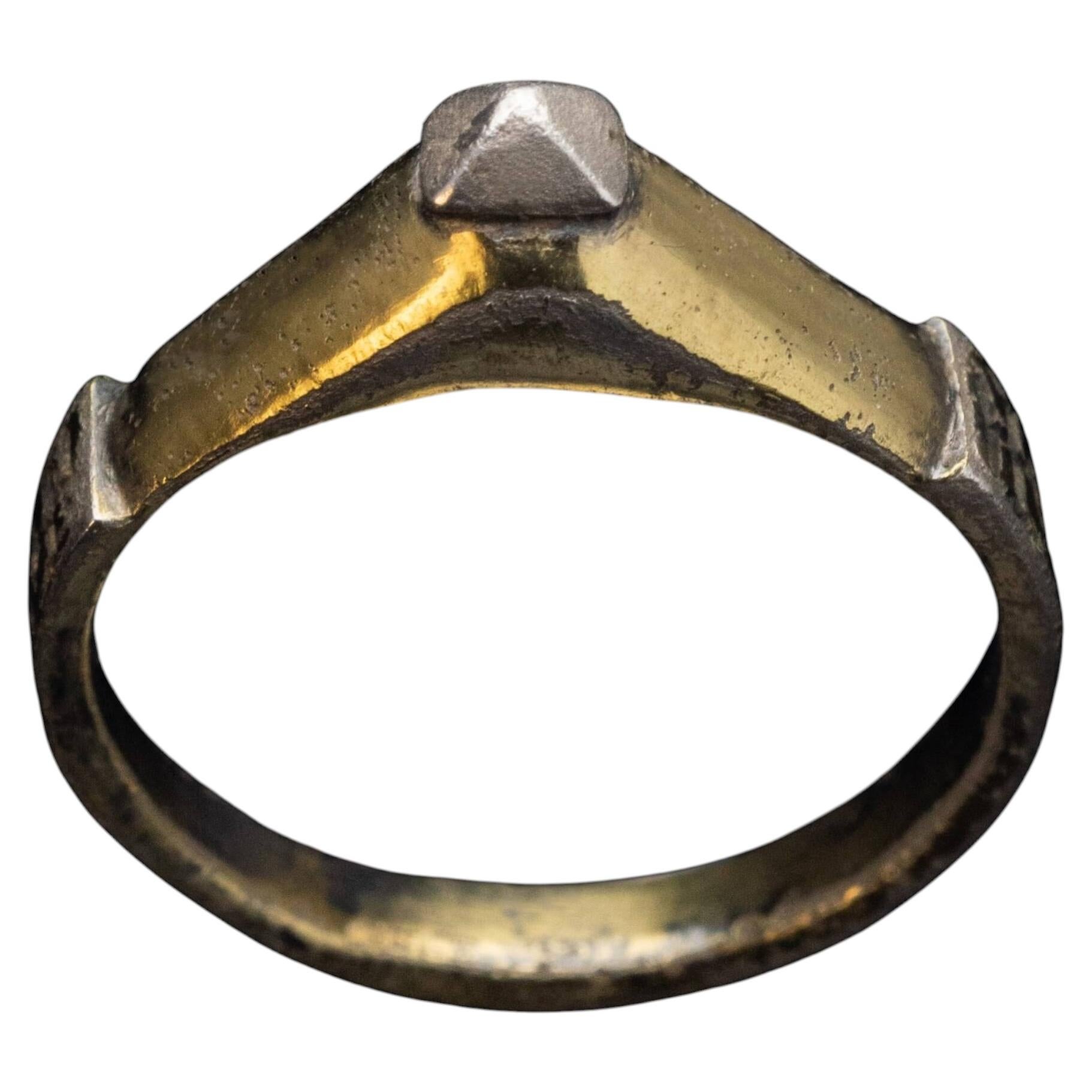 Kabbalistic Medieval Magic Ring +A+G+L+A+ c. 1250 – 1350