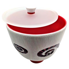 "Kabuki" Überdachte Sockelschale von Massimo Nordio (Murano, 2006)