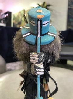 Kachina Doll Hand Carved Decorated Signed by Artist