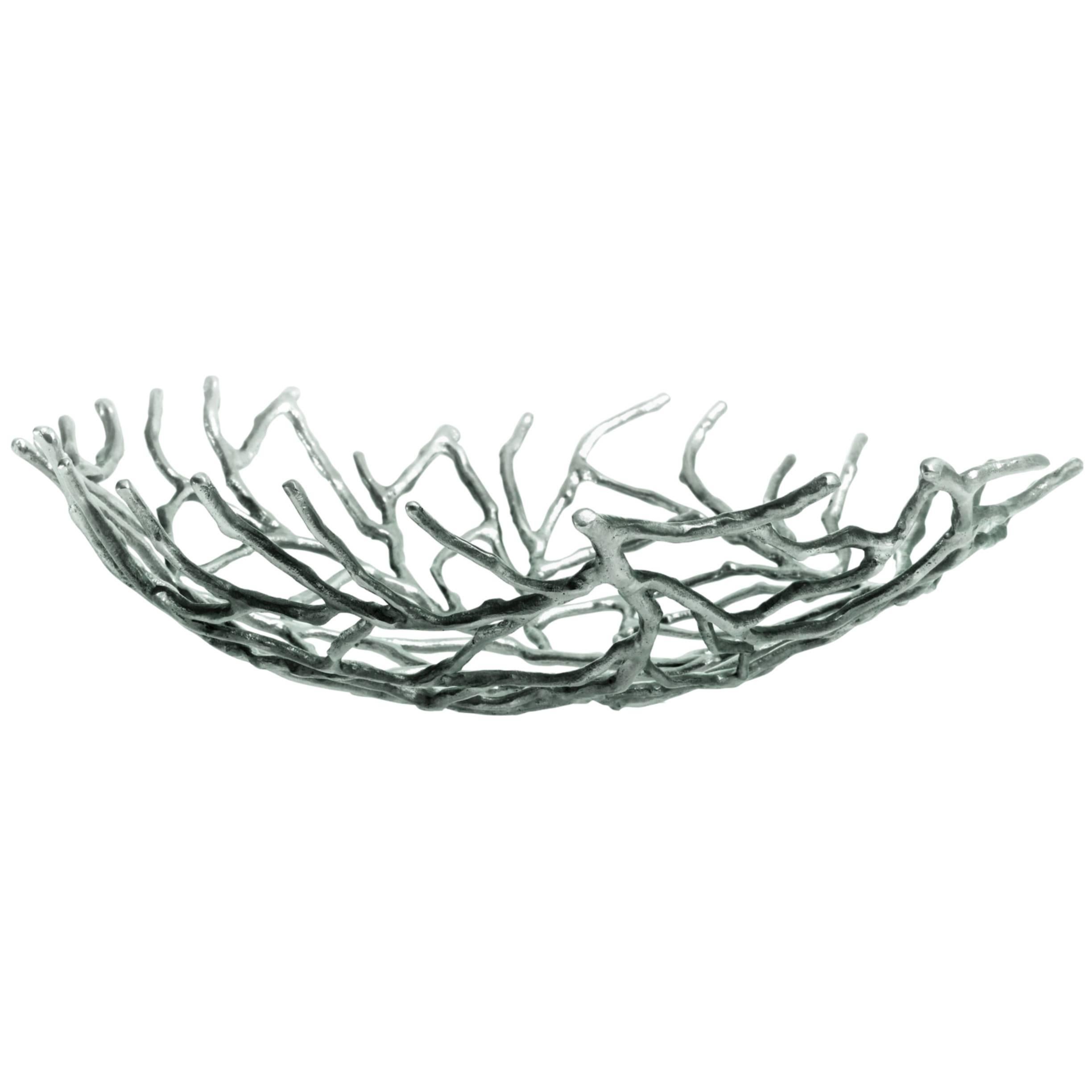 Kachnar Silvered Brass Branch Centrepiece by Mann Singh for Driade For Sale