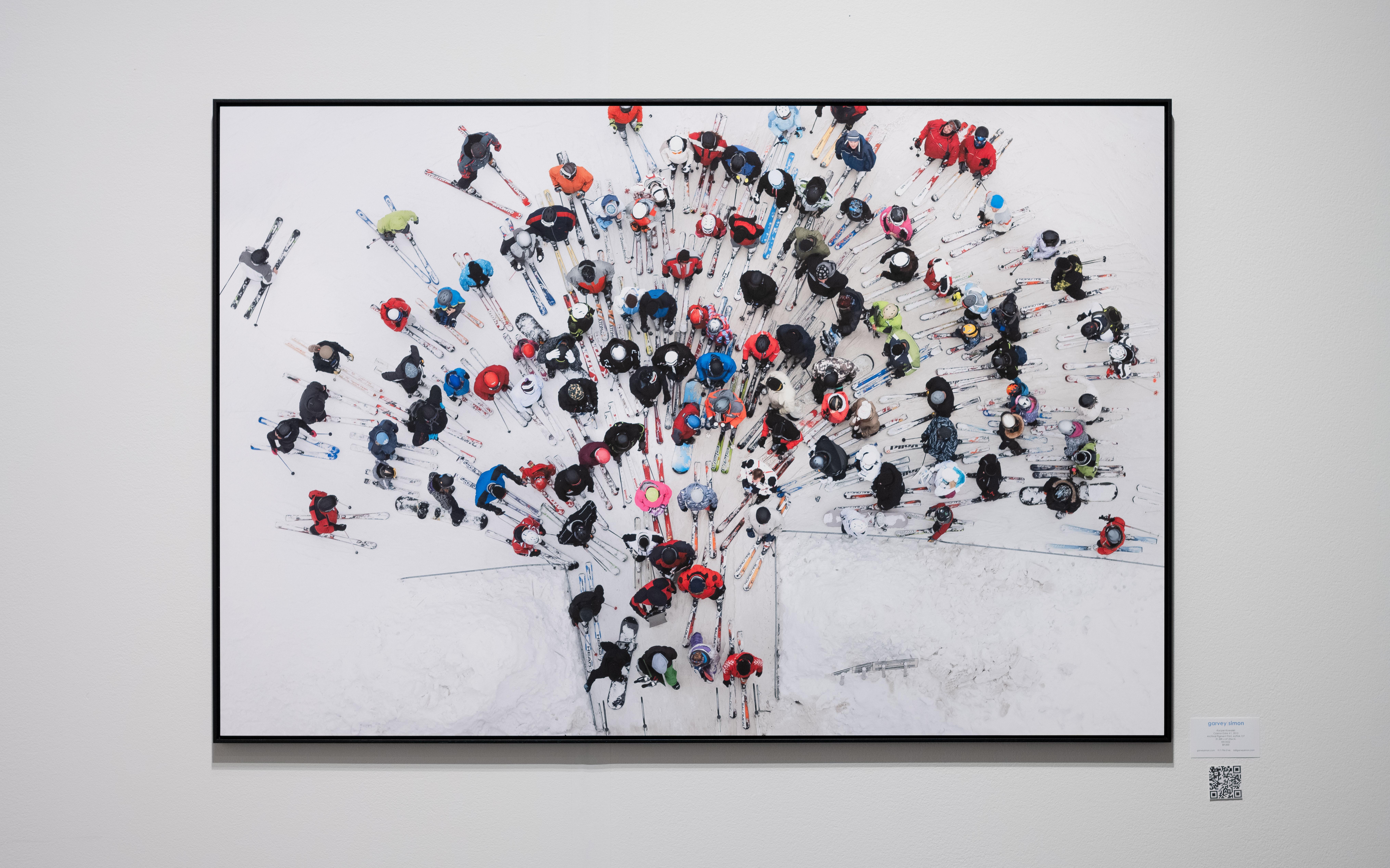 Czarna Góra #1, 2013, photographie abstraite de paysage aérien - Photograph de Kacper Kowalski