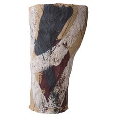 kad 32 by asterisque. Hand-Crafted Organic Stoneware Vase, Spain, New