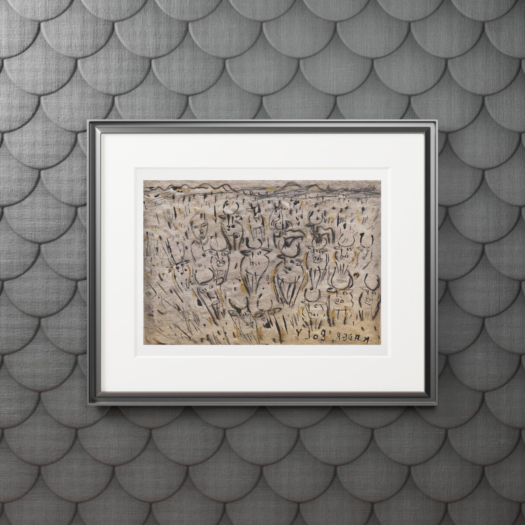 Eyes Wide Open by Kader Boly Print For Sale 2