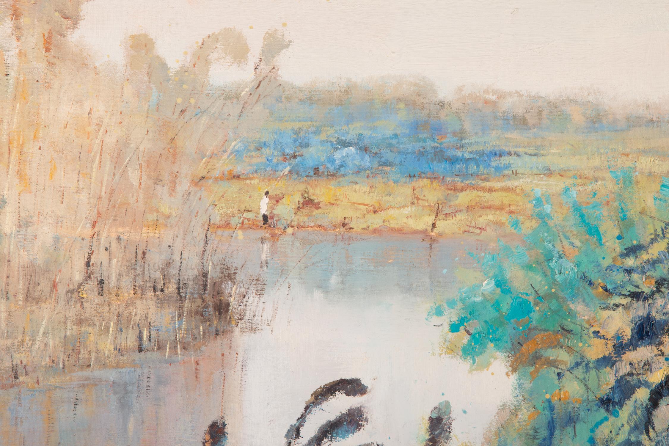 KaDi Pan Landscape Original Oil On Canvas 