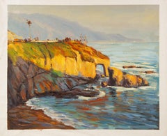 KaDi Pan Landscape Original Oil On Canvas "Jiangnan Sunset"