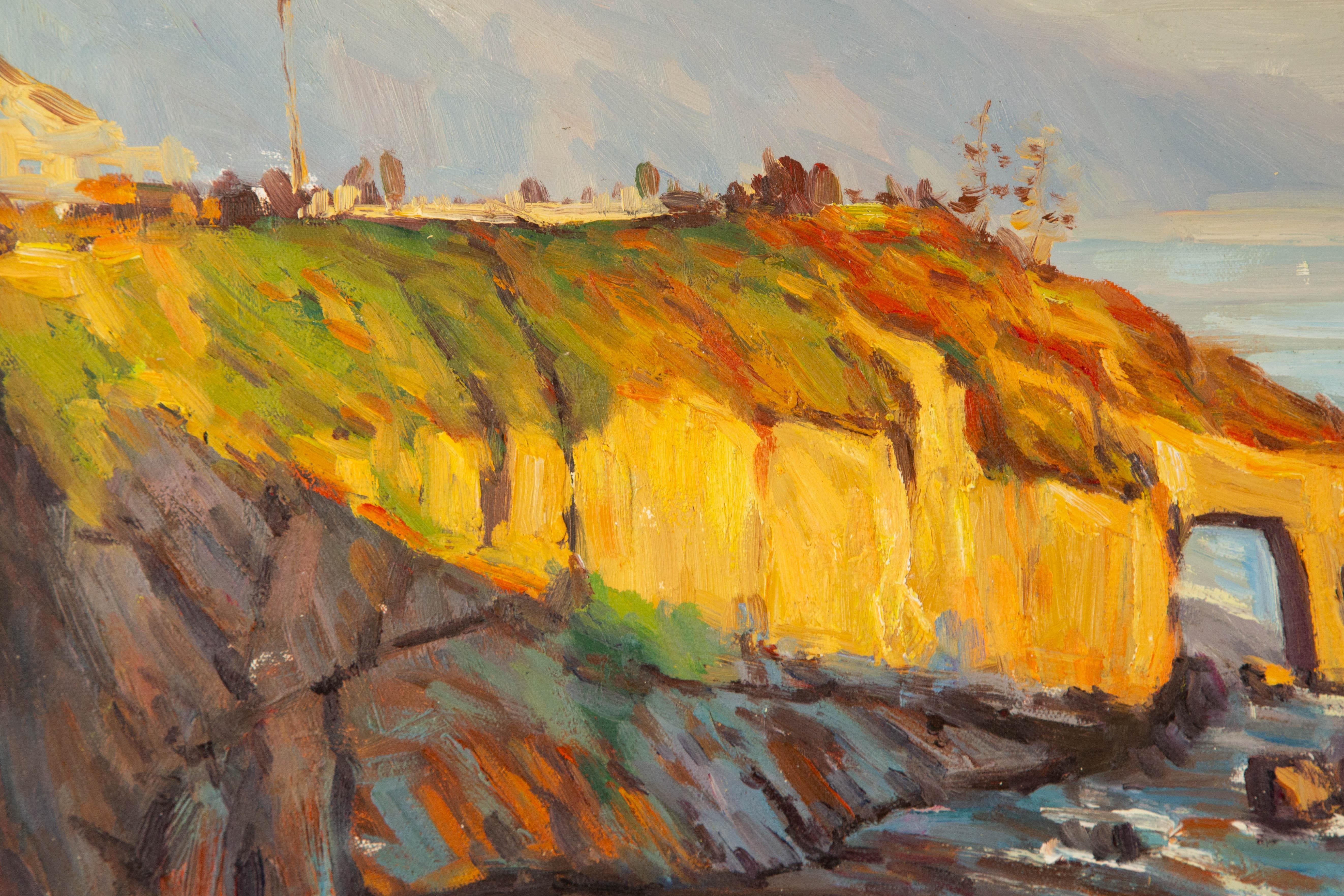 KaDi Pan Landschaft Original Öl auf Leinwand 