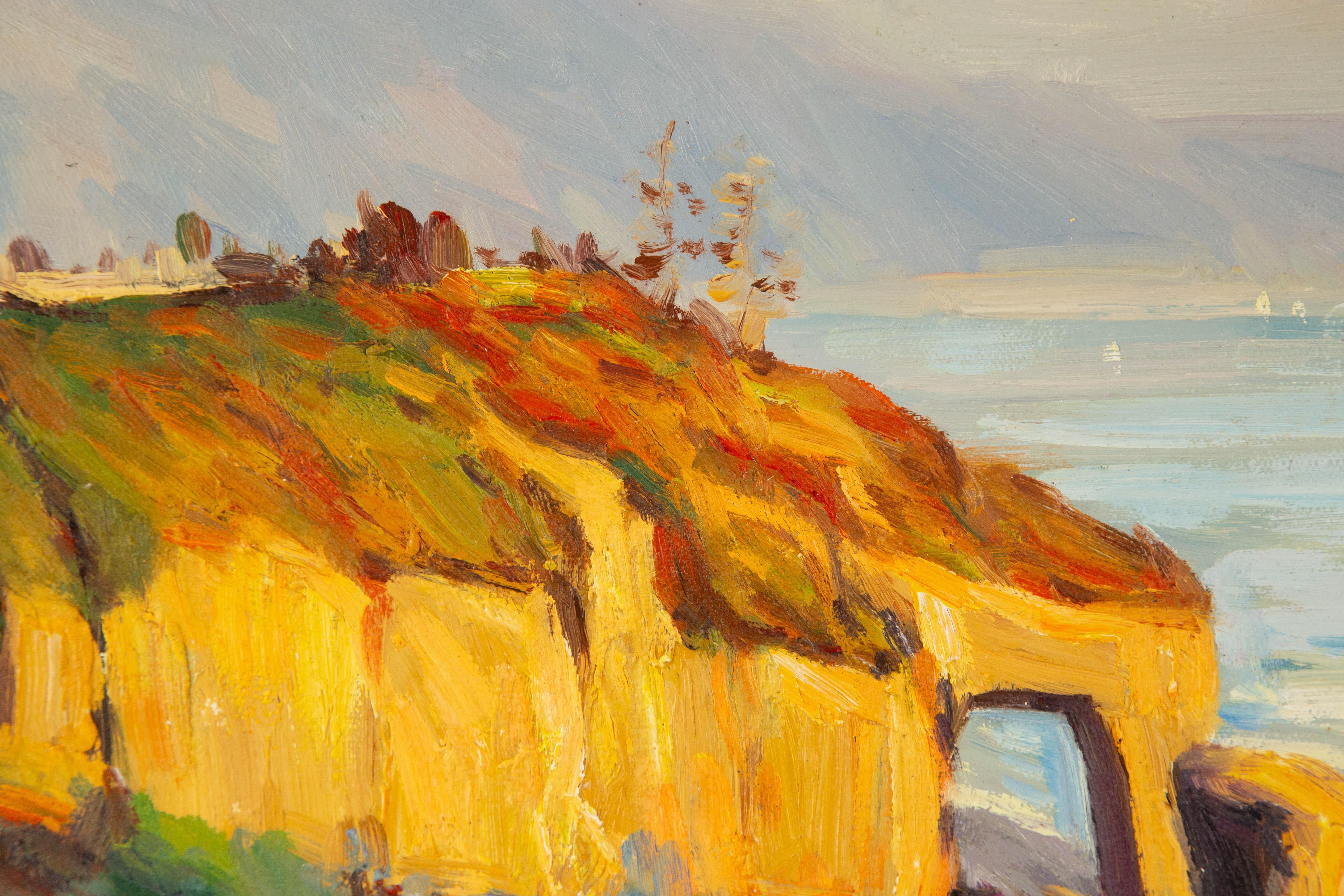 KaDi Pan Landschaft Original Öl auf Leinwand 