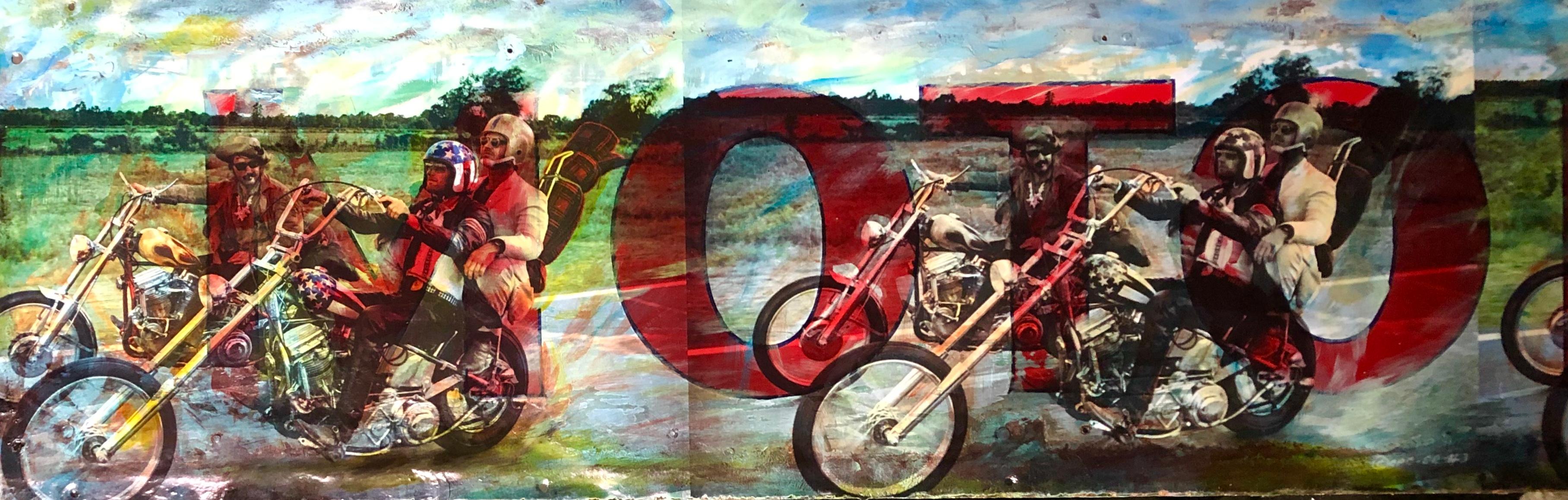 Kadir Lopez Figurative Painting - Easy Rider