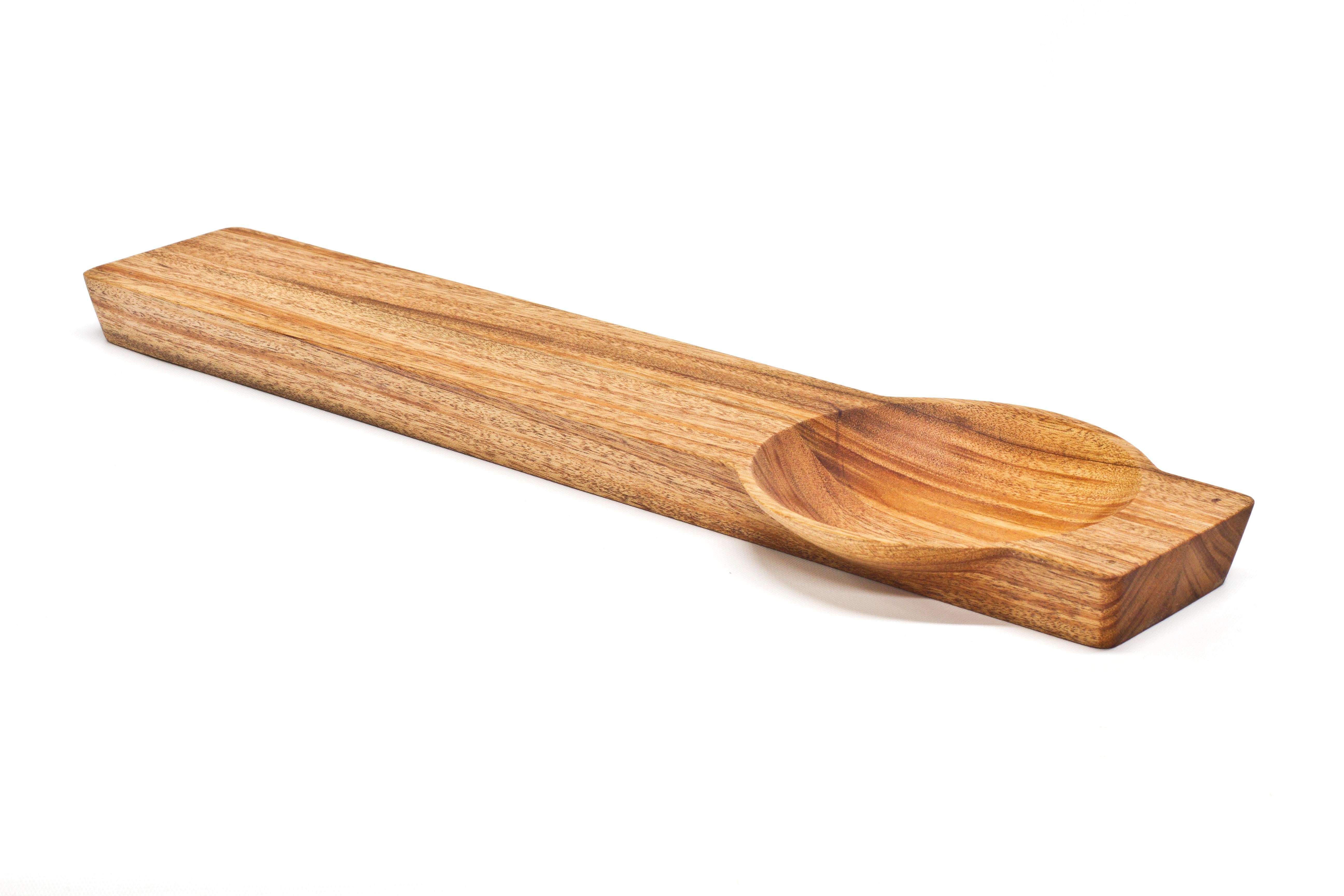 Woodwork Kafi 1 Cheese Board in Oiled Mahogany, Martin Leugers & Tricia Wright for Wooda For Sale