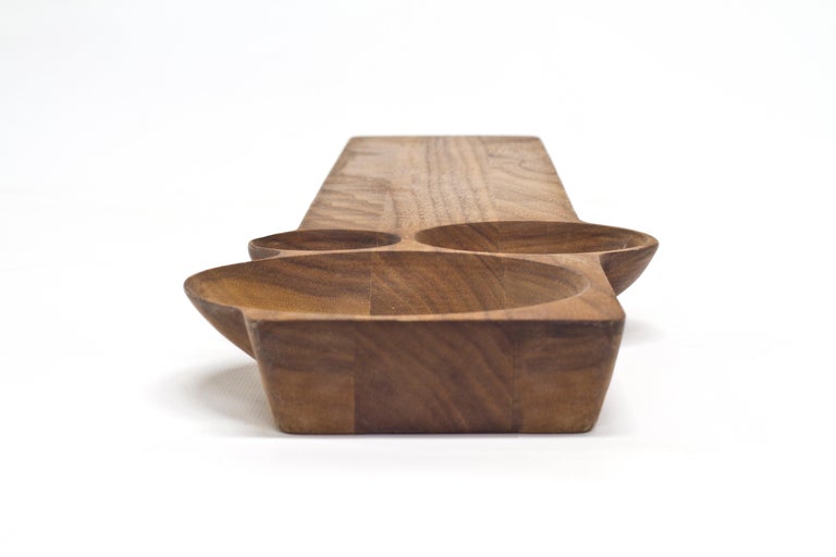 American Kafi 3 Cheese Board in Oiled Walnut by Martin Leugers & Tricia Wright for Wooda For Sale