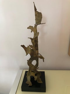 Kafka Brutalist Metal Sculpture, 1963